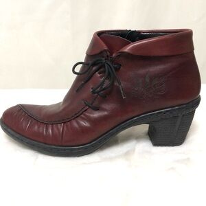 Rieker leather booties